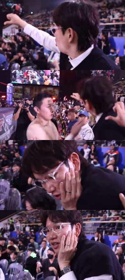 장성규, 야유 보냈다가 레슬링 선수에 뺨 맞아…주변 사람들도 깜짝