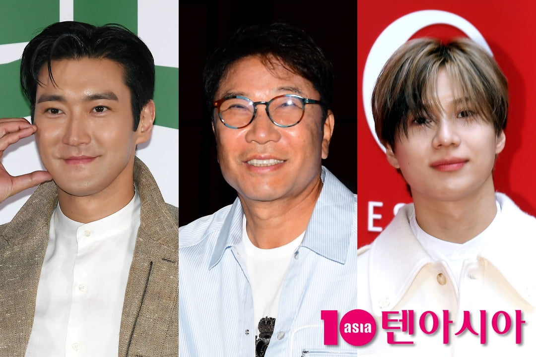 최시원, 이수만, 태민/ 사진=텐아시아 DB