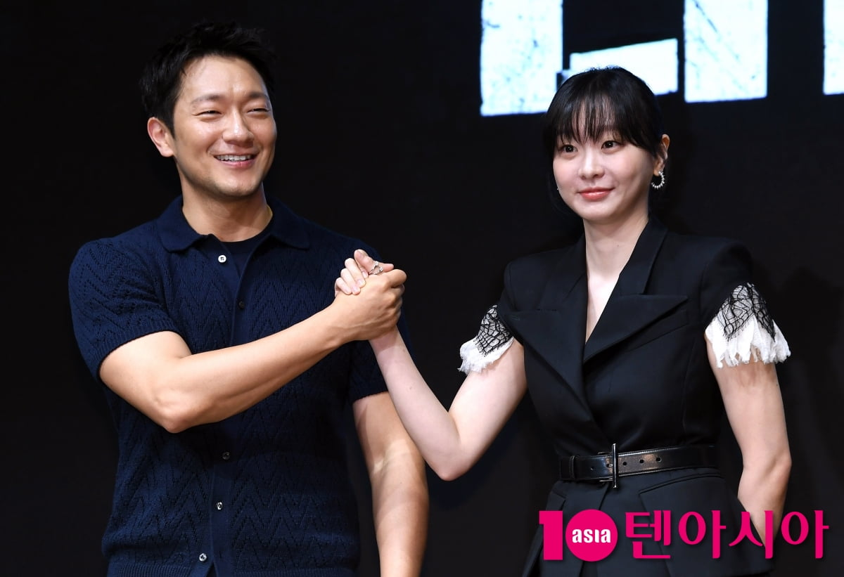 손석구-김다미, 나인 퍼즐 케미 기대하세요[TEN포토+]