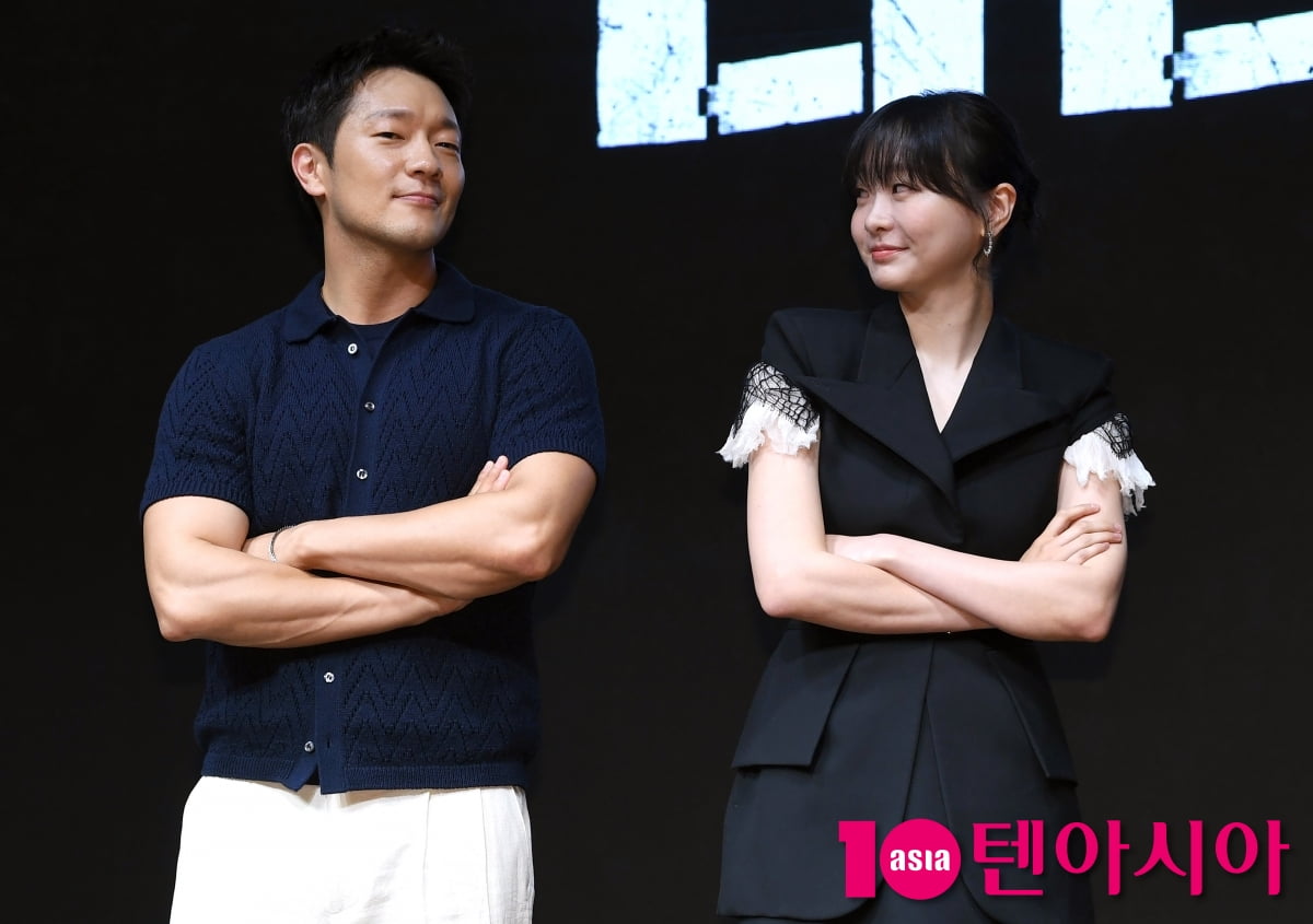 손석구-김다미, 나인 퍼즐 케미 기대하세요[TEN포토+]