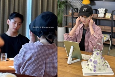 '군 복무' BTS 뷔, 임자 있는 아이유와 데이트 나섰나…여기저기서 '목격담' [TEN이슈]