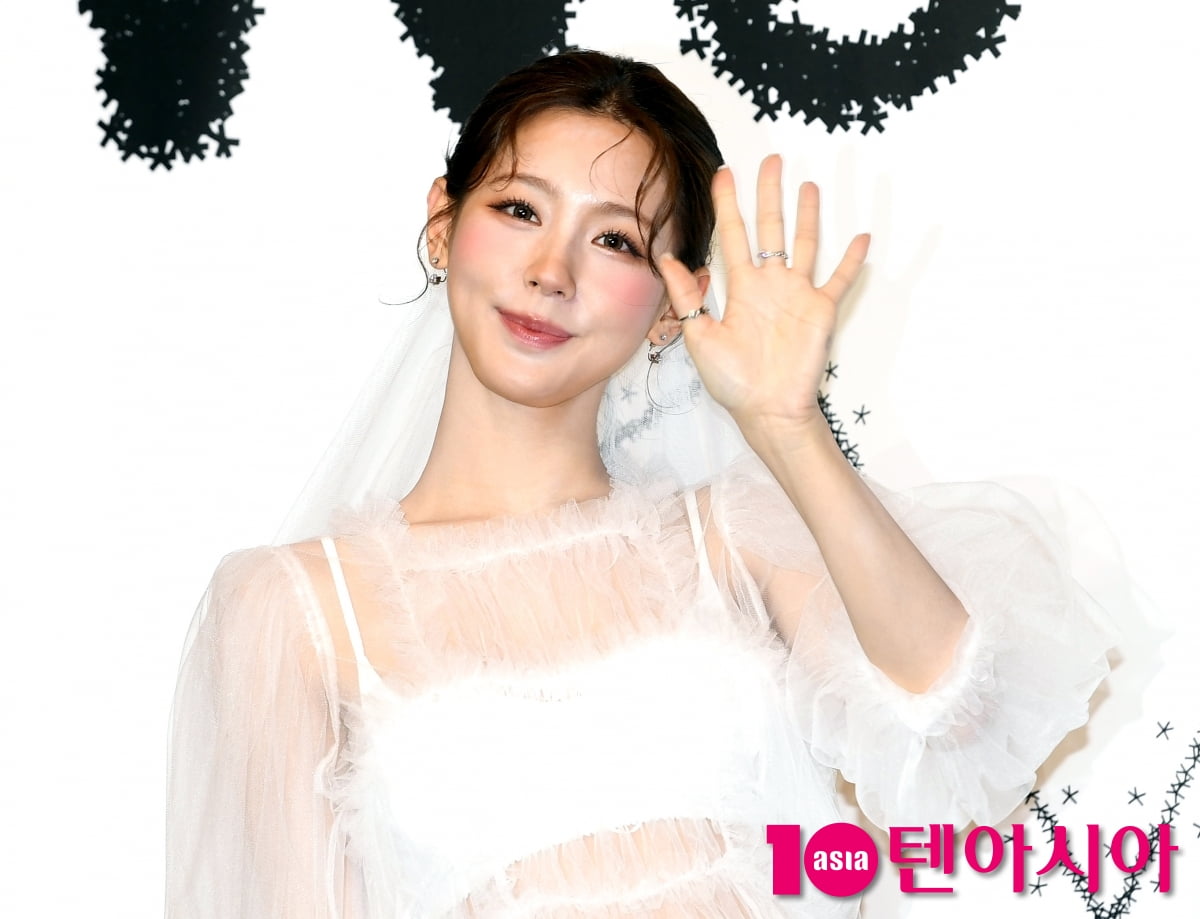 아이들 미연, 시스루 입은 섹시한 신부[TEN포토+]