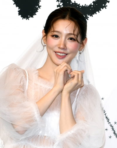 아이들 미연, 시스루 입은 섹시한 신부[TEN포토+]