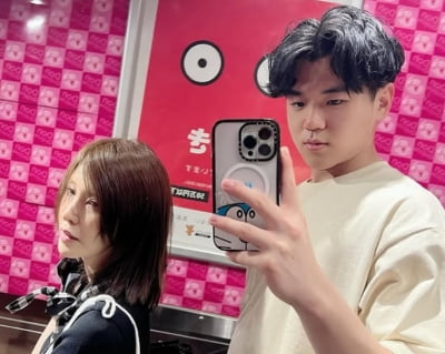 美 명문대생 윤후, 훈훈해진 비주얼로 엄마 살뜰히…남자 다 됐다