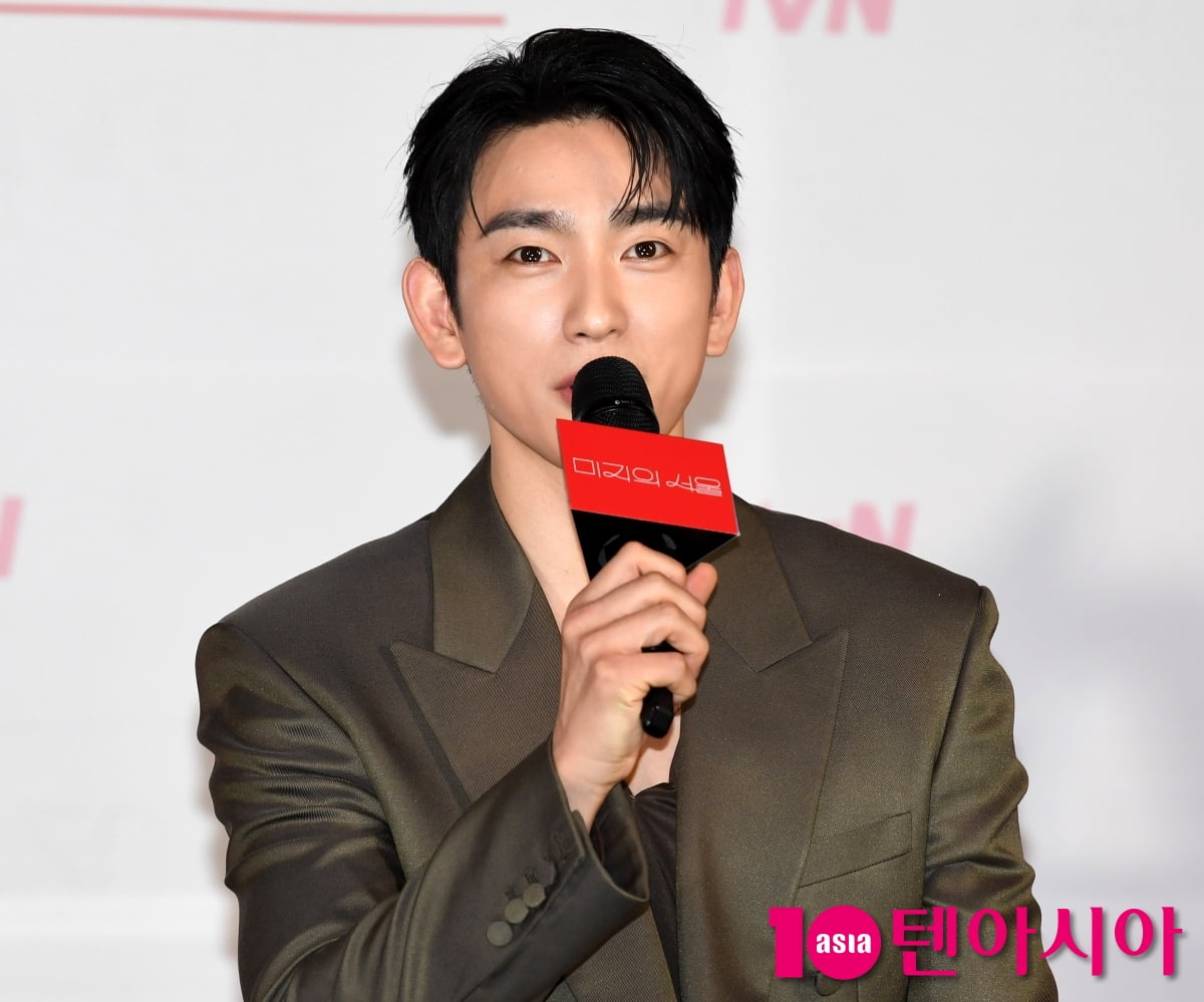 박진영," 전역 후 첫 촬영...박보영 큰 도움"[TEN포토]