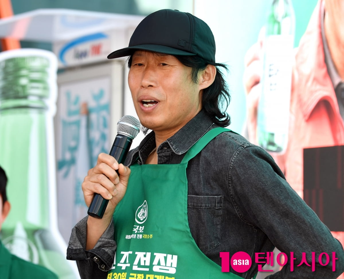 유해진, 소주 한잔 생각나는 저녁...소주전쟁 기대하세요[TEN포토+]
