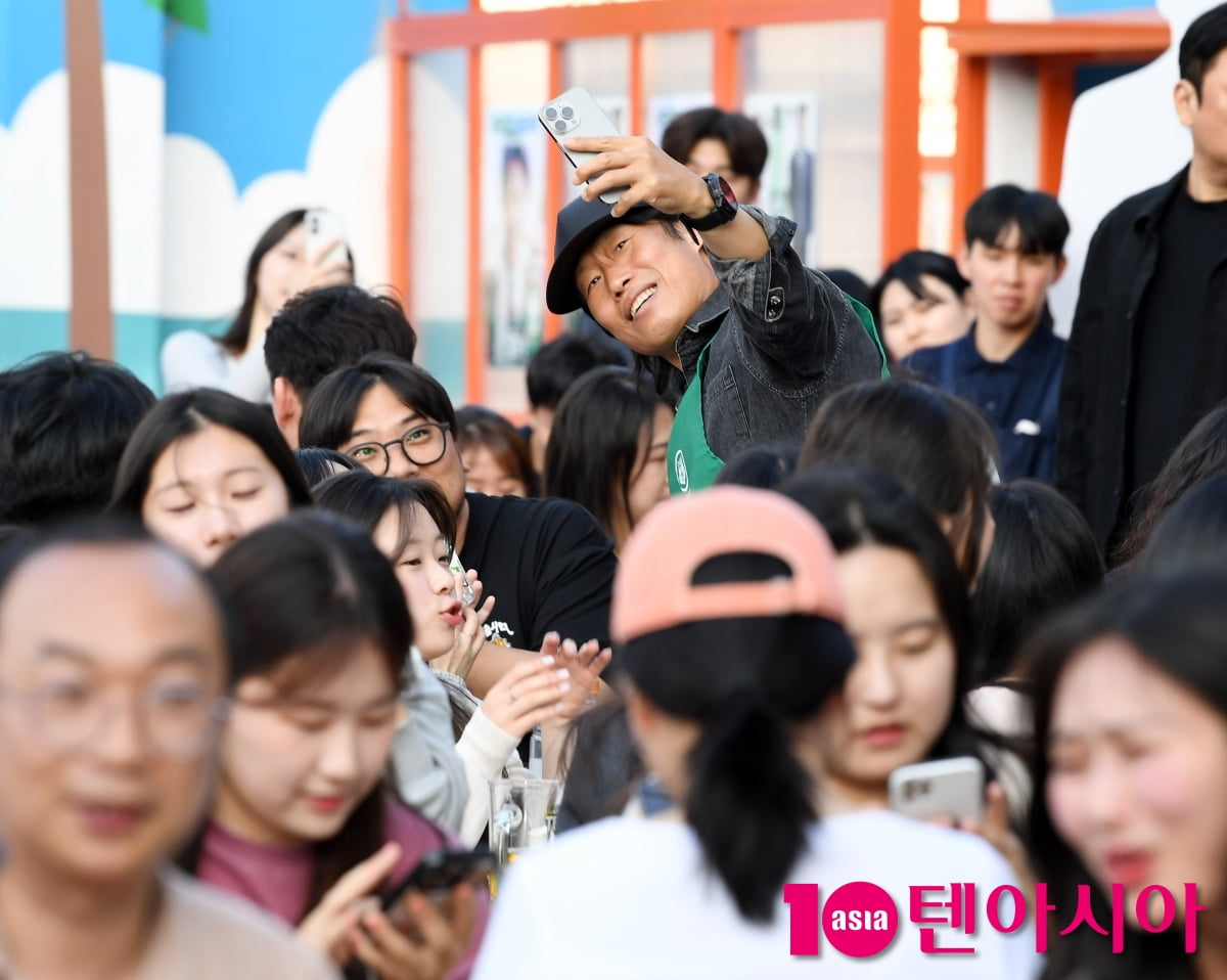 유해진, 진지함, 긍정적 마인드, 배려심이 가득한 현장[TEN포토+]