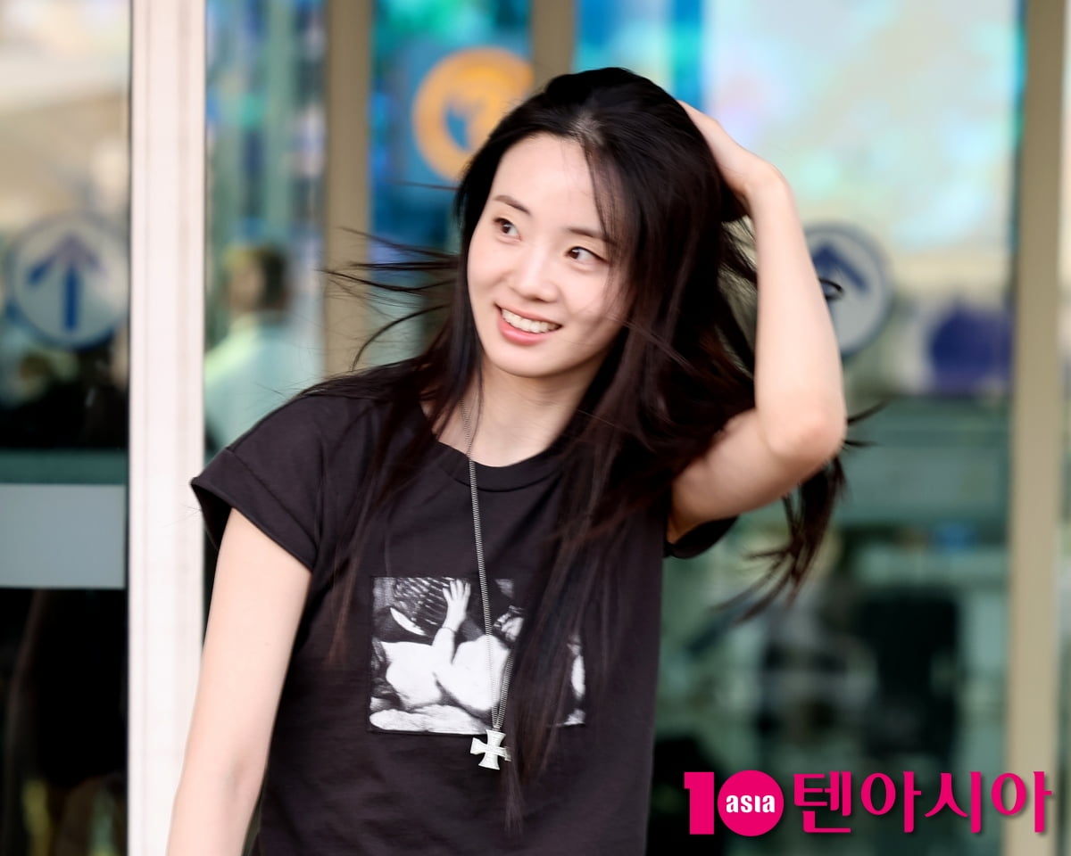 '언슬전' 신시아, 공항에서 만난 표남경 선생[TEN포토+]