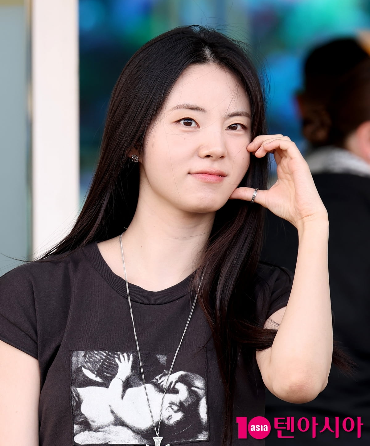 '언슬전' 신시아, 공항에서 만난 표남경 선생[TEN포토+]