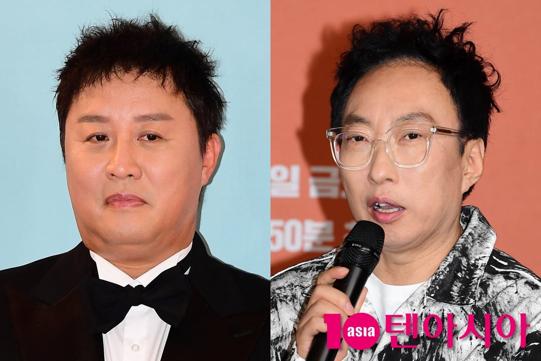 정준하, 박명수/ 사진=텐아시아 DB