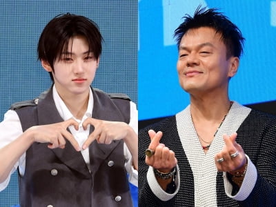 '53세' 박진영, '평균 나이 19세' 킥플립과 얼마나 친하길래…"비닐바지 워터밤서 보고싶어요"