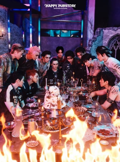 SEVENTEEN、5thアルバム『HAPPY BURSTDAY』で音楽チャートを席巻