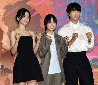 김태리-홍경-한지원 감독, 넷플릭스 첫 애니메이션 '이 별에 필요한' 주역들[TEN포토+]
