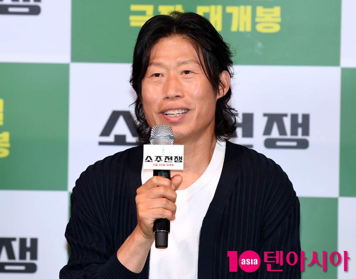 '소주전쟁' 유해진, 약간 숙취가 느껴지는 영화다[TEN포토]