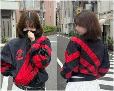 무려 99만원대 V사 유명 바람막이였네…카리나=보수여신 만든 그 점퍼
