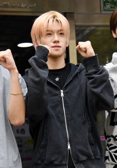 뉴비트 홍민성, 힘찬 파이팅![TEN포토]