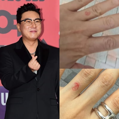 '10살 연하♥ 재혼' 이상민, 왼손 약지 "커플링"…사전 투표마저 '핑크빛'