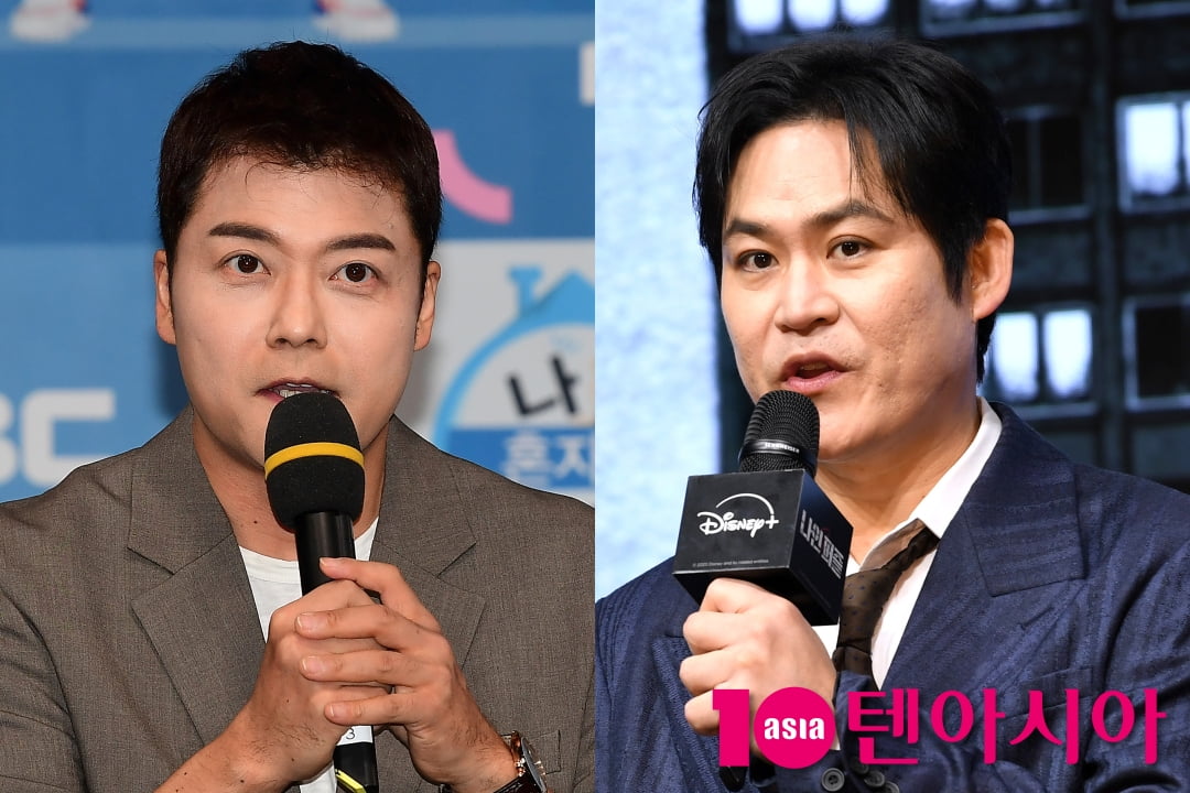 전현무, 김성균/ 사진=텐아시아 DB