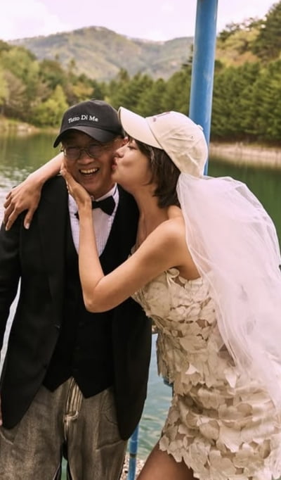 최여진, ‘돌싱’ 김재욱에 진한 뽀뽀…혼인신고 및 결혼식 완료 [종합]