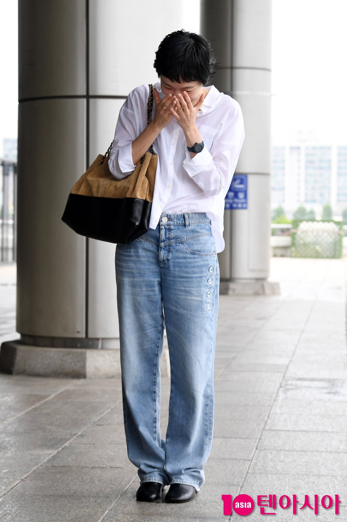 김고은, 청순미 뿌리며 출국...태양도 질투하는 미모[TEN포토+]
