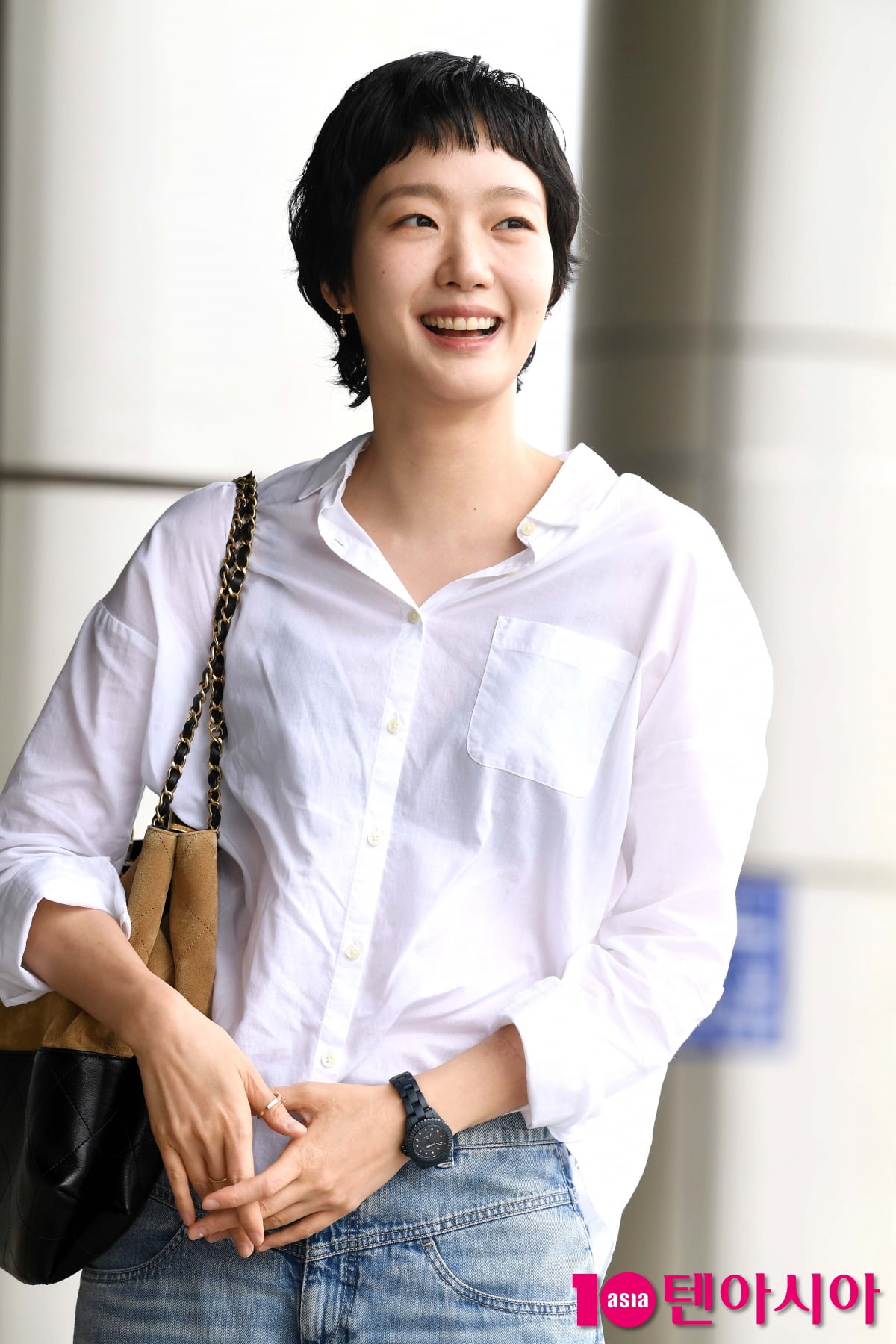 김고은, 청순미 뿌리며 출국...태양도 질투하는 미모[TEN포토+]
