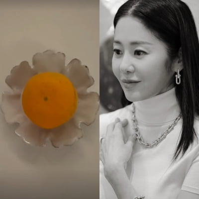고현정 "휘청휘청" 벌써 잊었나…이번엔 꼴랑 귤 한 개
