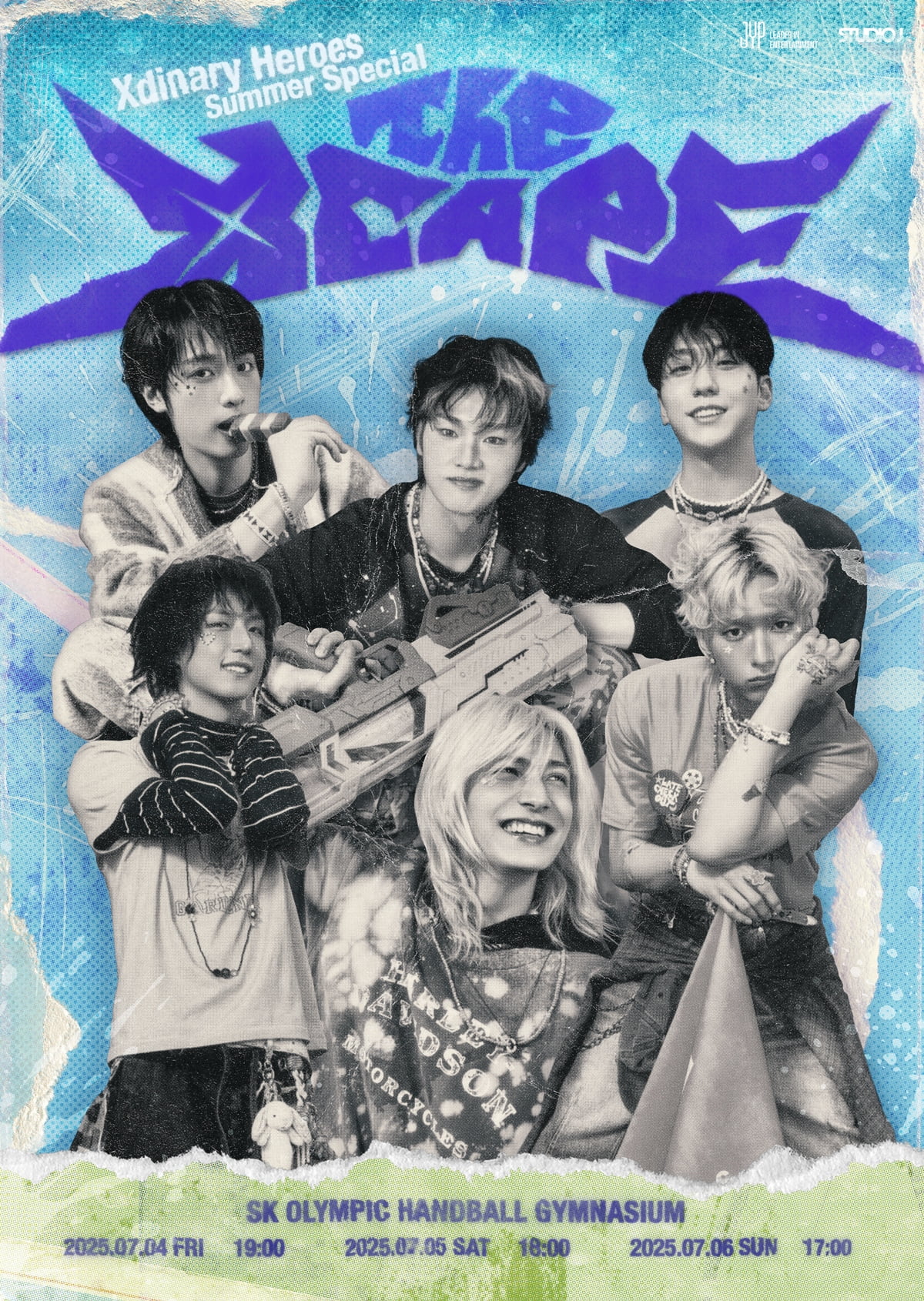 엑스디너리 히어로즈 서머 스페셜 The Xcape 포스터/ 사진 제공=JYP엔터테인먼트