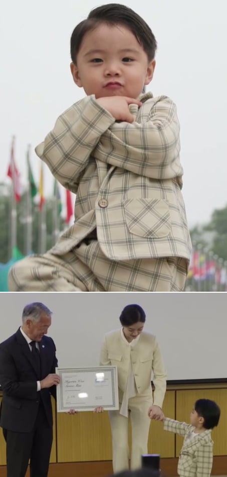'조기교육' 혜림 아들, 3살에 최연소 타이틀 얻었다…'역사상 최초' ('슈돌')