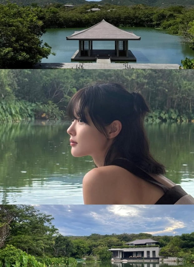 "물고기처럼 자유롭게"…김유정, 베트남에서 보내는 동화 같은 휴식