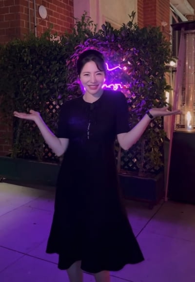 소녀시대 써니, 美서 뭐하나 했더니…'삼촌' 이수만 걸그룹과 포착