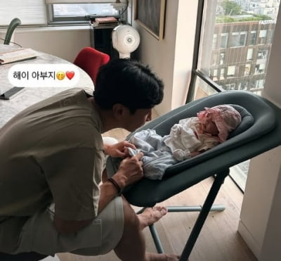 손담비♥이규혁, 꿀 뚝뚝 해이로 '월요병' 퇴치…공주님 극진 대접