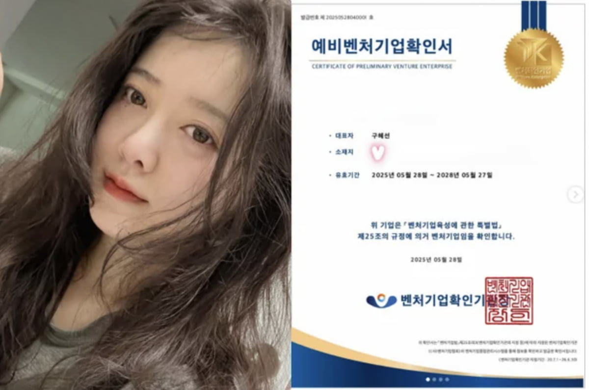 사진=배우 구혜선 SNS