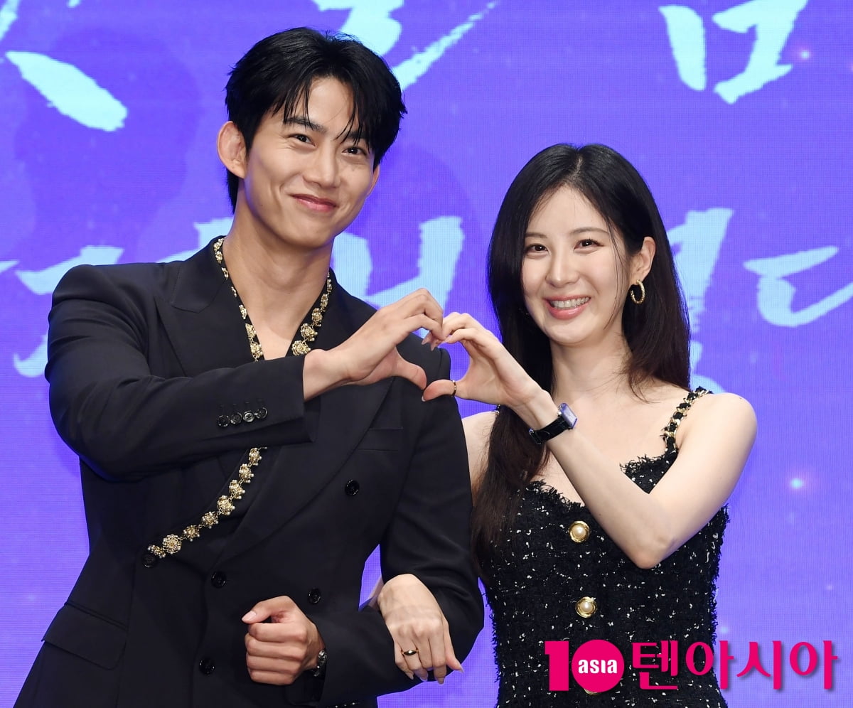 서현-옥택연, 비주얼 커플의 하트[TEN포토+]