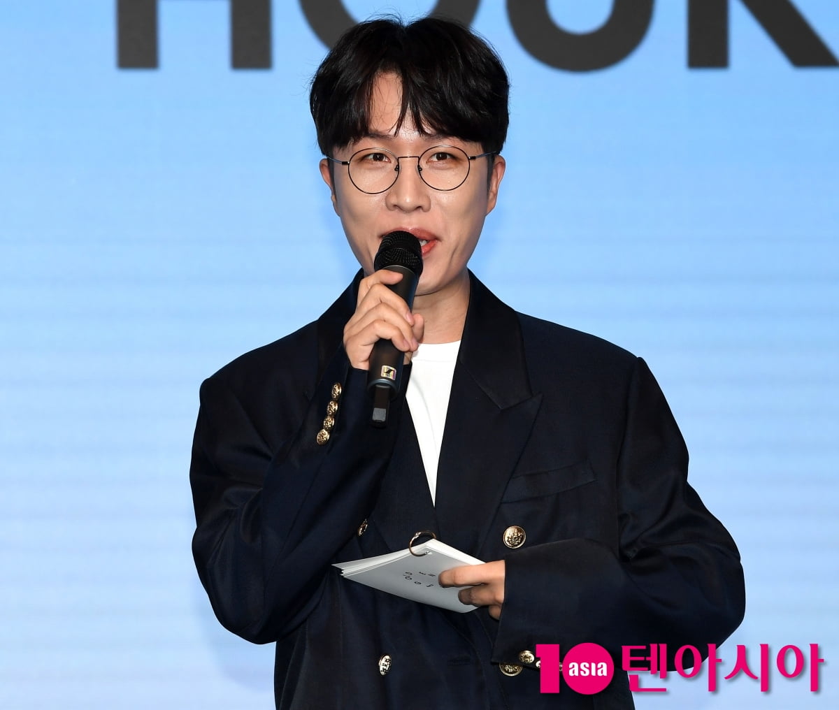 고영배, 에이티즈 기자간담회 MC[TEN포토+]