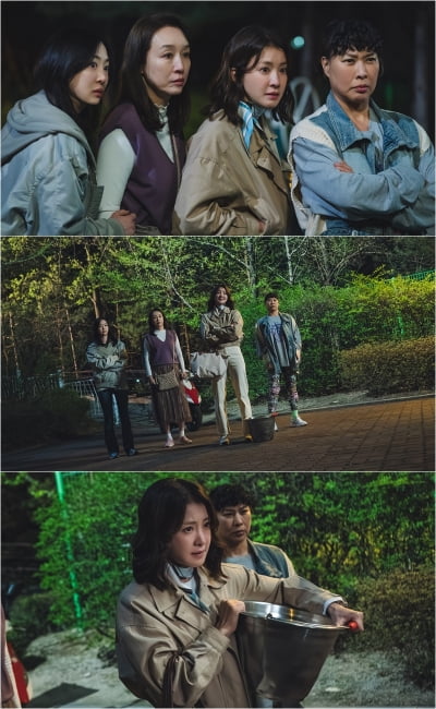 못 볼 꼴이라도 봤나…이시영, 양동이 들고 인상 팍('홈즈')