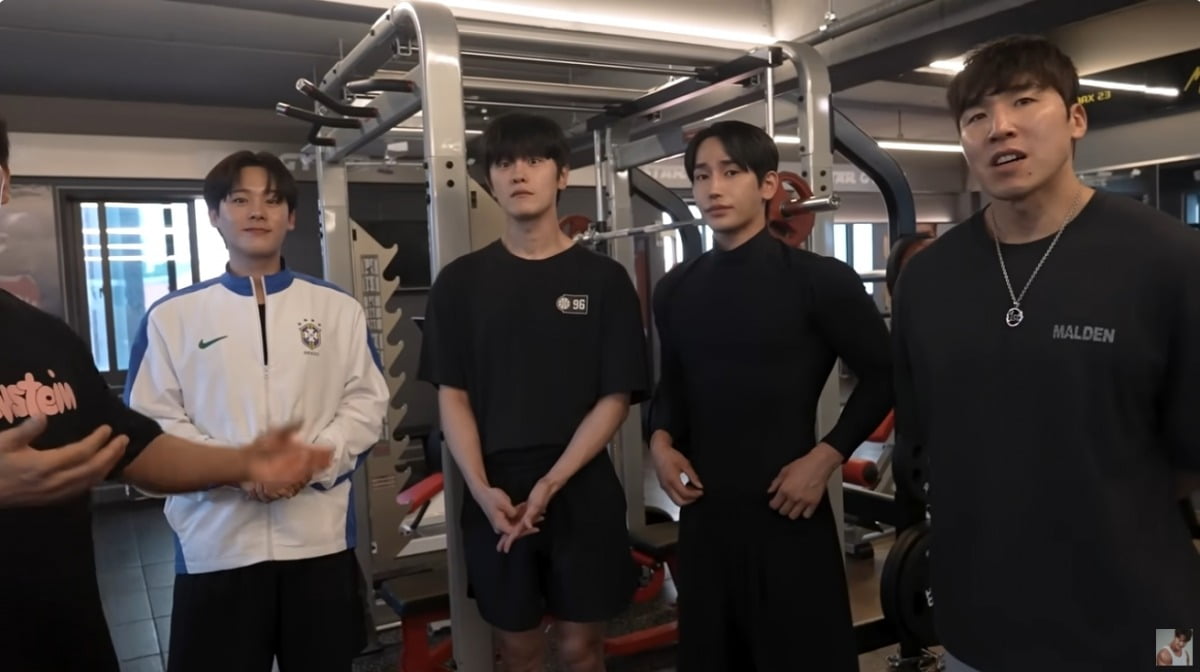 이정하X김도완X육준서, 김종국 '하체운동'에 진빠져..."눈이 안떠질 정도"  ('김종국 GYM JONG KOOK')