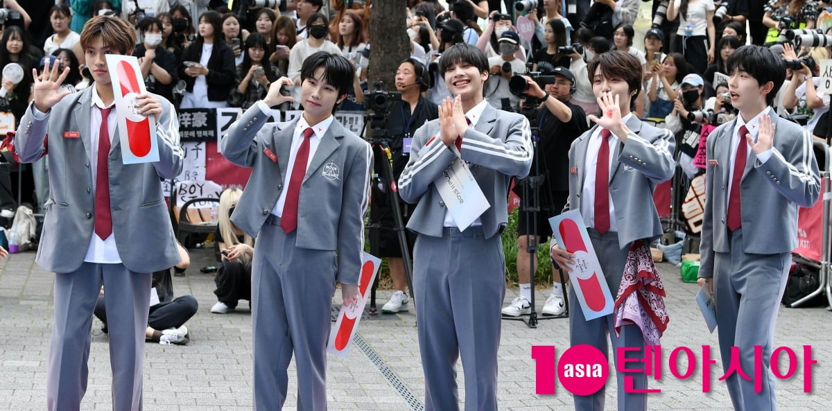 '보이즈 2 플래닛' 천차오위,홍쯔한-피닉스-쑨한린-허준진, 즐거운 오프라인 이벤트[TEN포토]
