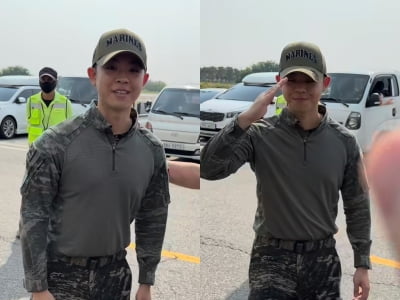'김구라子' 동현, 늠름한 해병대 근황 포착