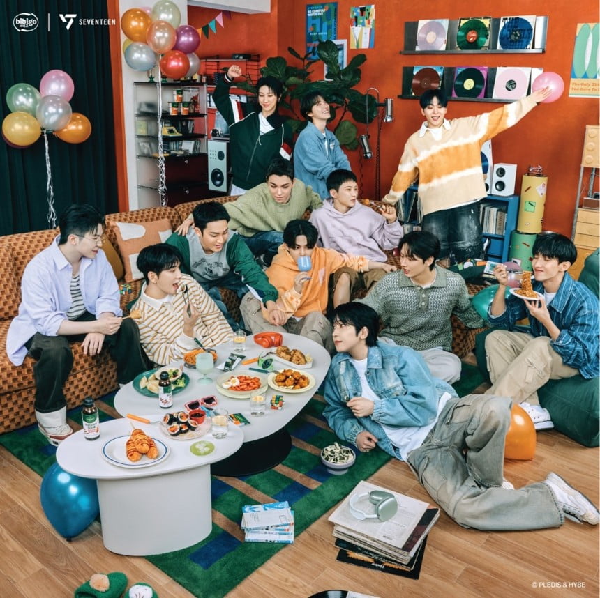 세븐틴/ 사진 제공=CJ제일제당