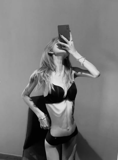 속옷 끈까지 헐렁해진 '41kg' 최준희 "없는 가슴 ㅜ"