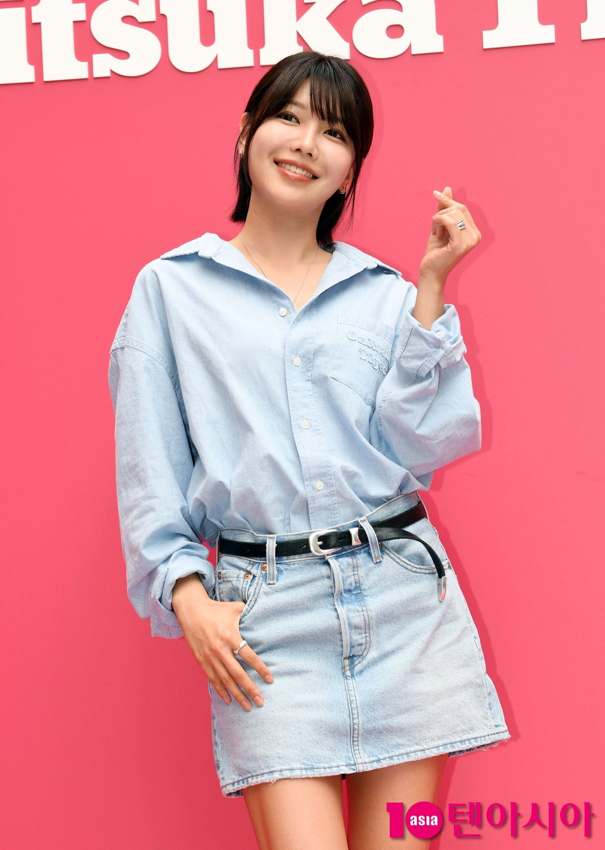 최수영, 더위 날리는 시원한 각선미[TEN포토+]
