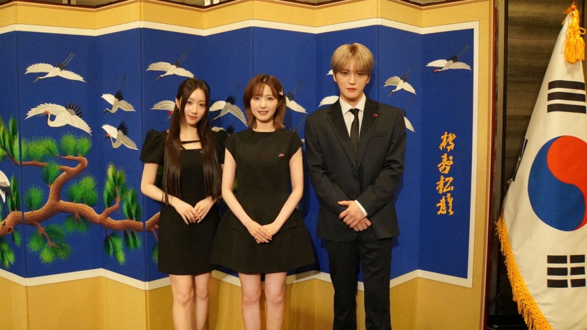 세이마이네임 메이, 히토미, 가수 김재중/ 사진 제공 = 인코드엔터테인먼트