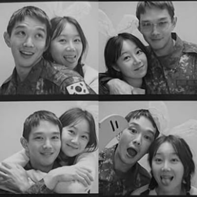 혀 빼꼼 공효진, ♥케빈오와 네컷…10살 어려보일 줄이야