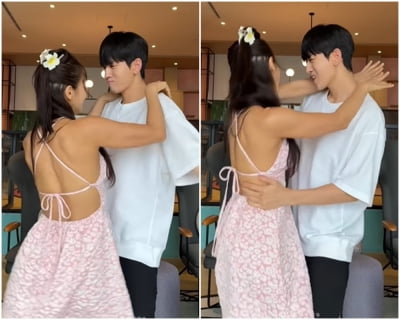 류필립♥미나, 17살 나이차이가 무색해…한껏 밀착하고 커플 댄스에 몰입