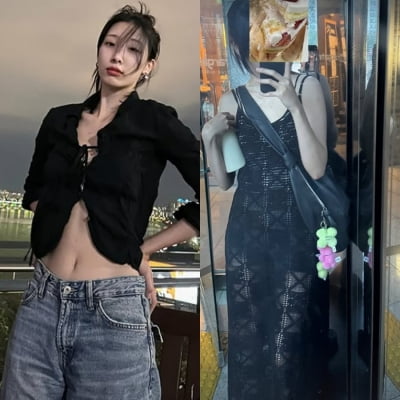 '이채민♥' 류다인, 파격 노출+시스루 의상…팬들 "옷 여며" 난리