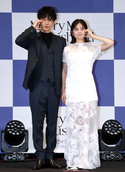 사토 타게루-코시바 후우카, '내 남편과 결혼해줘' 일본판 주역들[TEN포토+]