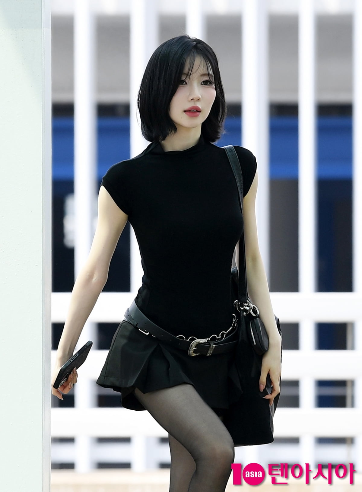 베이비몬스터 아사, 흑진주 마네킹 자태[TEN포토+]
