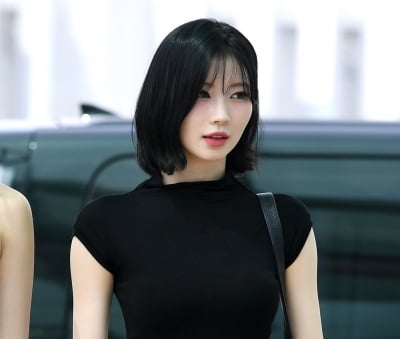 베이비몬스터 아사, 흑진주 마네킹 자태[TEN포토+]