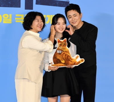 조정석-이정은-최유리, 사랑스러운 3대 가족[TEN포토+]