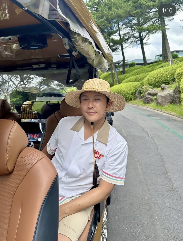 조세호, 림프샘 염증 호소하더니…40도 육박한 폭염에도 명랑 골프